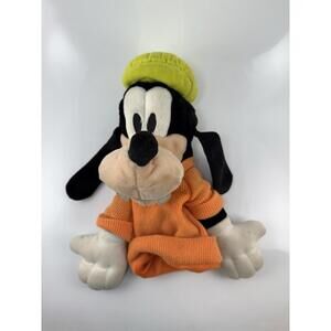 Disney Walt Disney World GOOFY Hand Puppet Plush 12” VINTAGE Disneyland